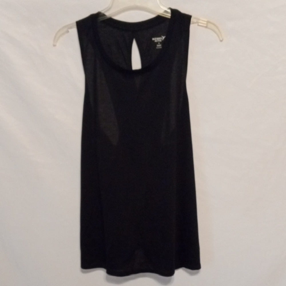 Old Navy Active Go Dry Women's Black  Split Back Tank Top